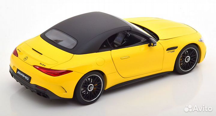 1/18 2022 Mercedes AMG SL 63 (R232) желтый iScale