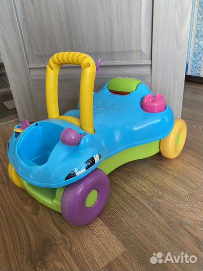 Ходунки каталка машинка 2 в 1