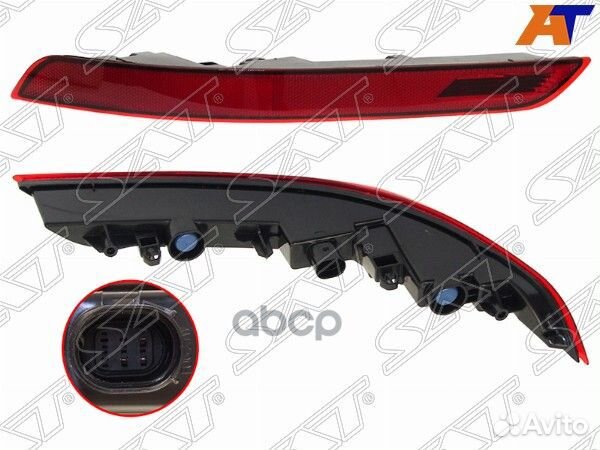 Фонарь в задний бампер porsche cayenne 15-17 LH