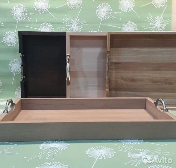 Поднос сервировочный дерево ручная работа