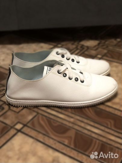 Кеды из экокожи