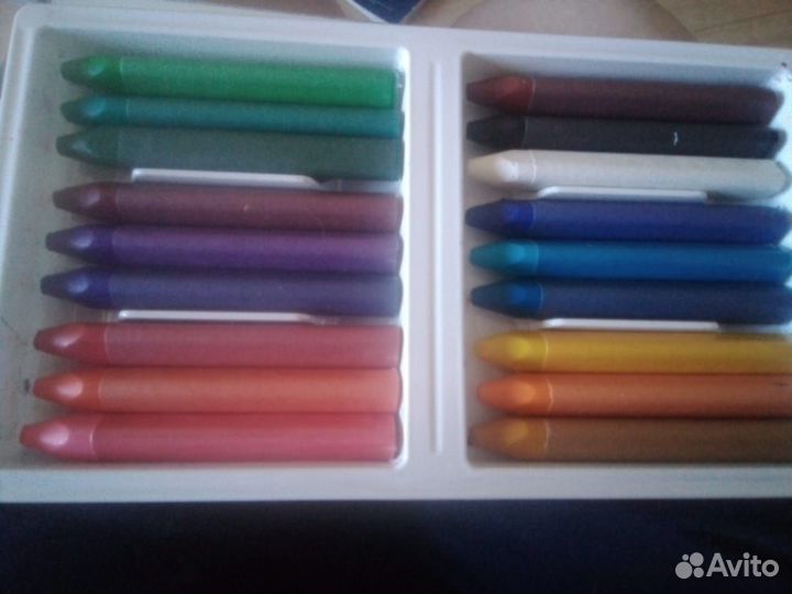 Пастель масляная, 18 цветов