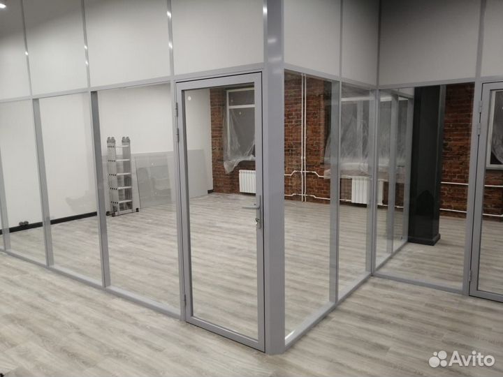 Офисные алюминевые перегородки