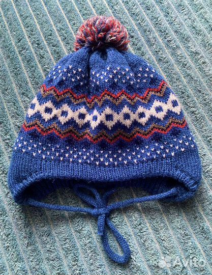 Уютная шапочка для мальчика (новая )