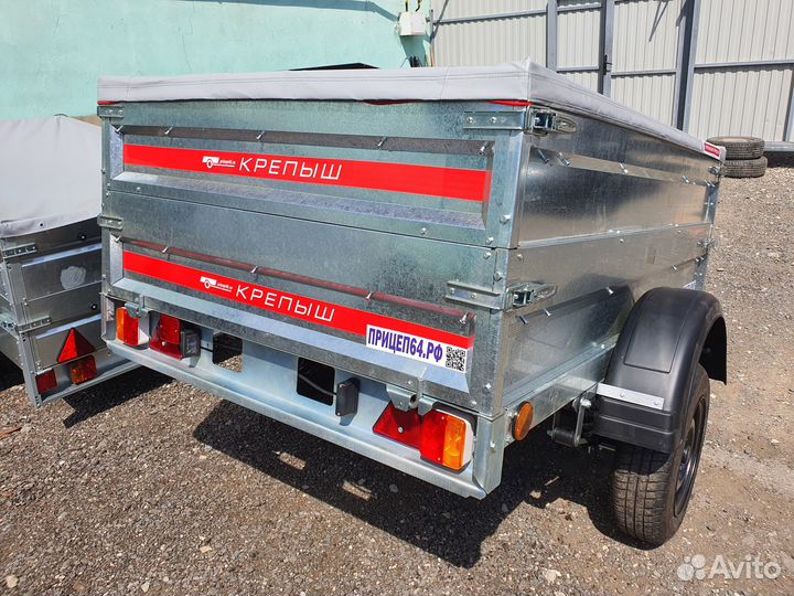 Прицеп крепыш 2.0 с бортами