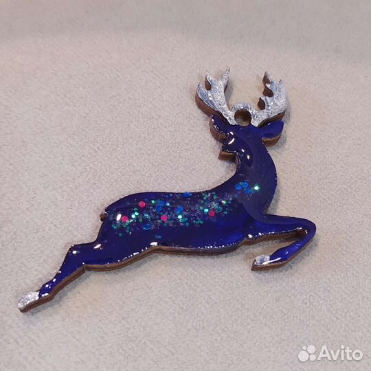 Новогодний набор игрушек из эпоксидки