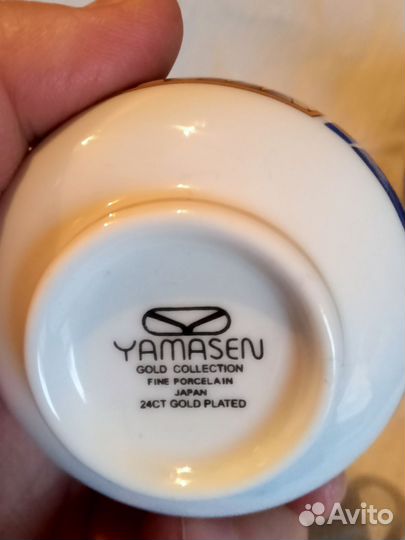 Чашки с блюдцем японские фарфор