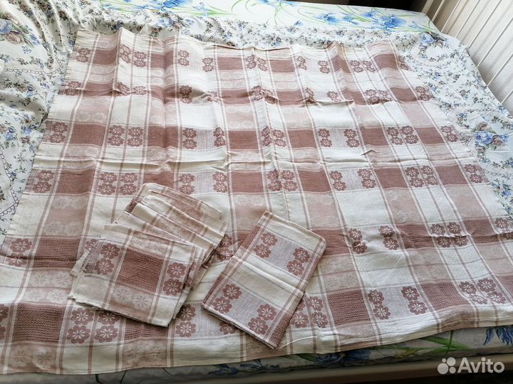 Скатерть лен СССР