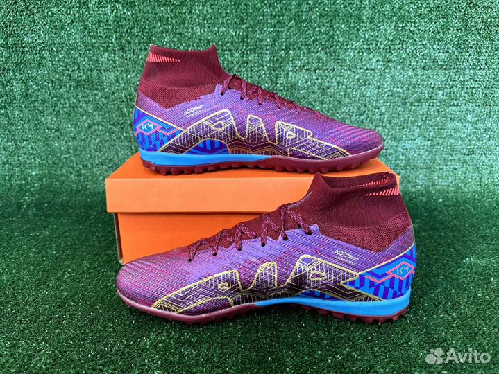 Бутсы сороконожки Nike Air Zoom Mercurial Vapor- X