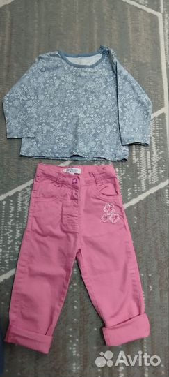 Одежда для девочки пакетом 74 80