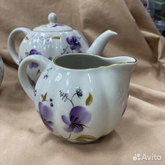 Чайный сервиз Фиалка лфз СССР (сзр)