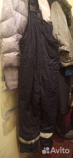 Рабочий комбинезон синий зимний