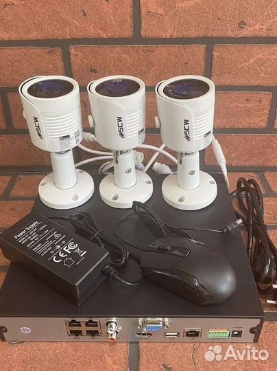 Камера видеонаблюдения комплект 7262