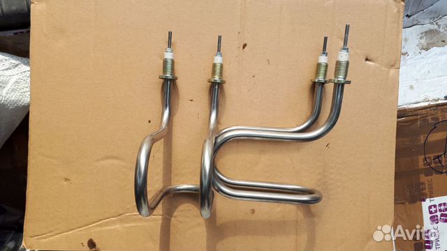 Тэны для аквадистилляторов (медь, н/ж сталь)