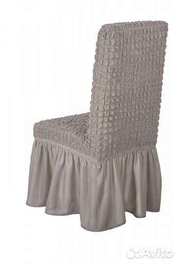 Чехол для стула со спинкой универсальный, Капучино