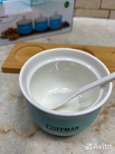 Баночки керамические с крышками