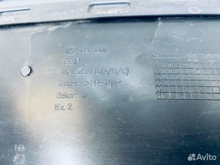 Обшивка двери задняя правая Volkswagen Golf V