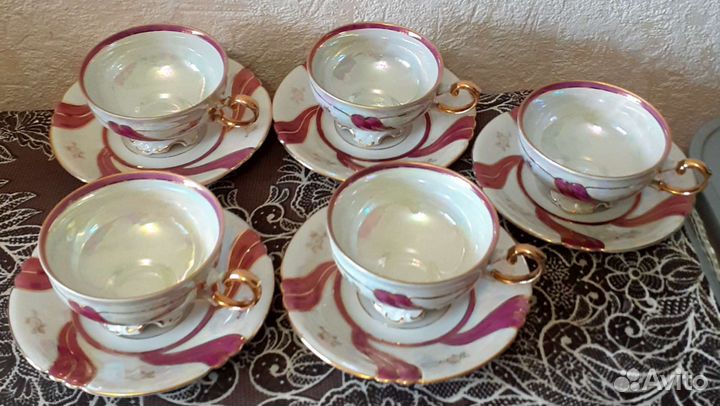 Чайная пары фарфор Германия(ГДР)