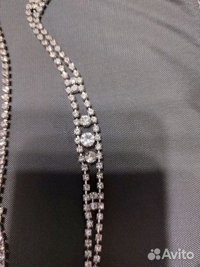 Комплект чешской бижутерии СССР