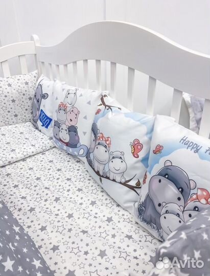 Бортики в детскую кроватку