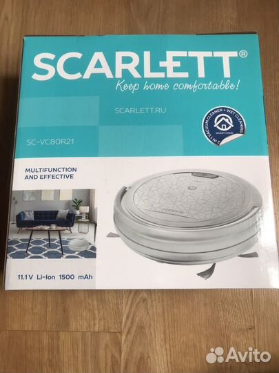 Робот пылесос scarlett