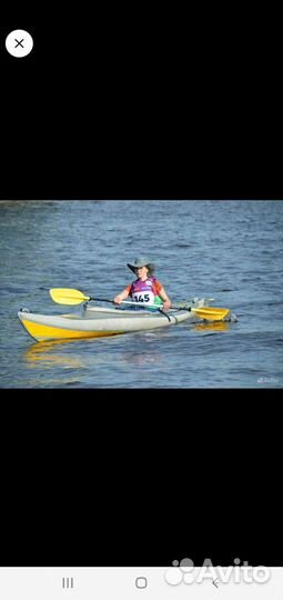 Морской каяк DUO аренда, прокат (байдарка)