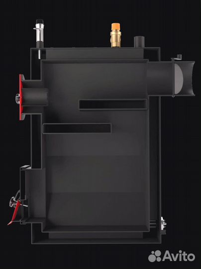 Твердотопливный котёл 65 квт