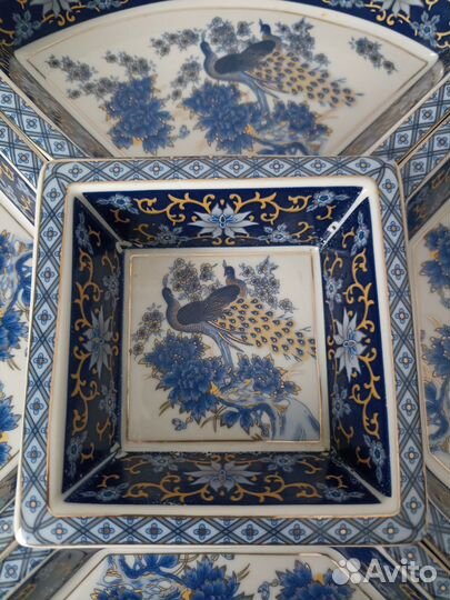 Менажница фарфоровая