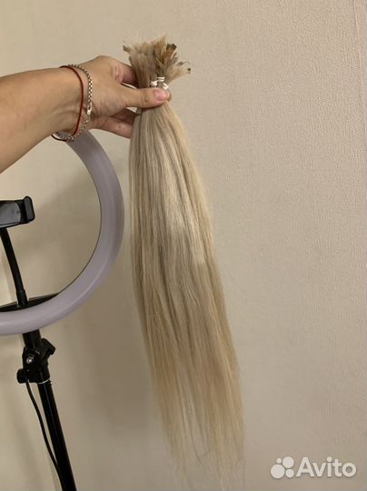 Волосы для наращивания блонд