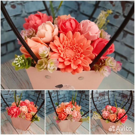 Мыльные букеты