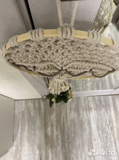 Воздушный шар декор макраме