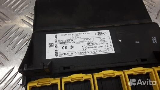 Блок управления ford fiesta 5 (5BE06NC01)