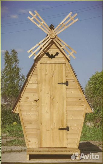 Дачный туалет с кошкой щцу 857