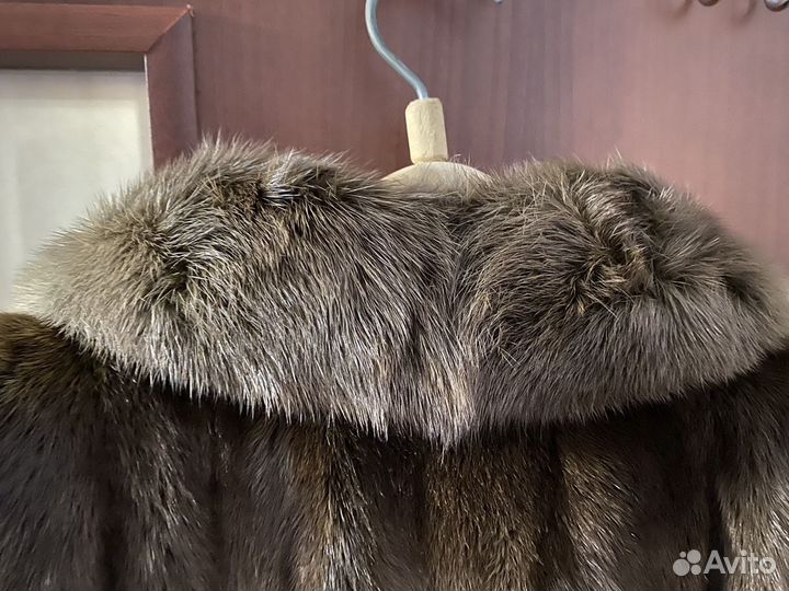 Шуба из меха норки