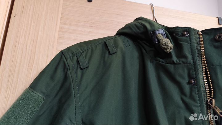Куртка демисезонная (парка) мо офисная зеленая
