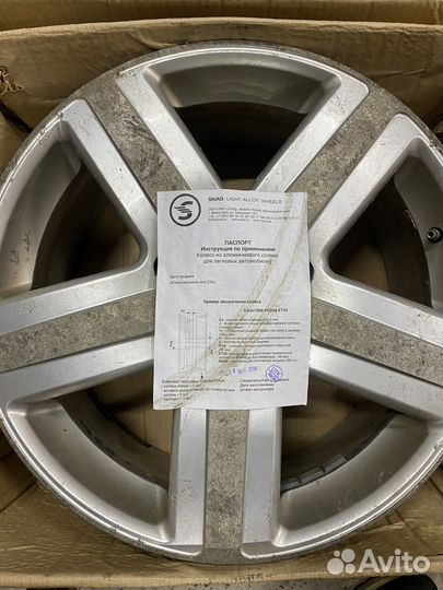 Литые диски touareg r18