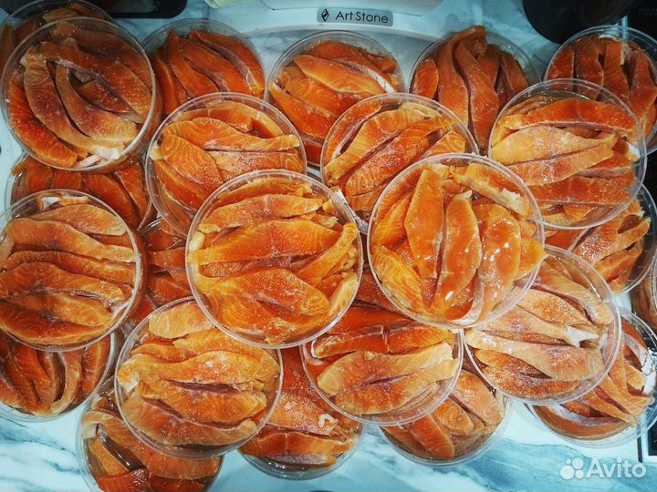 Слабосоленая форель, кета, кижуч и нерка