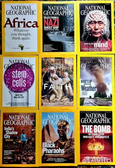 Журналы National Geographic на английском языке