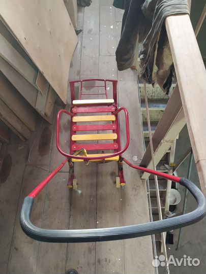 Детские санки коляска бу