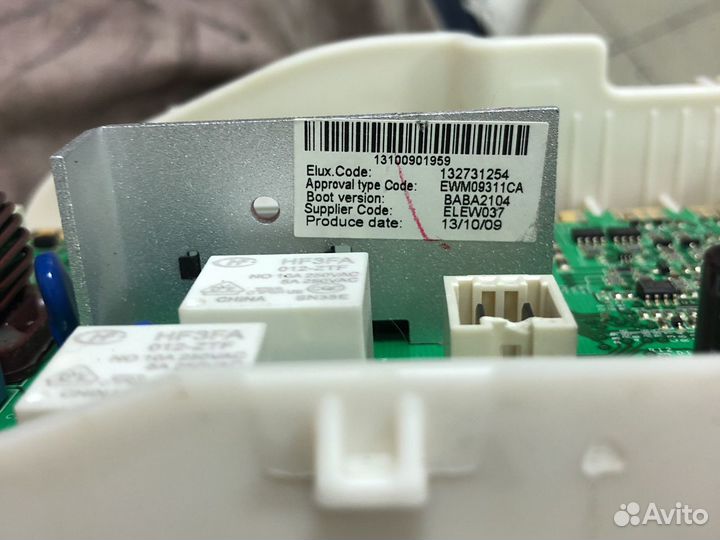 Модуль стиральной машины zanussi