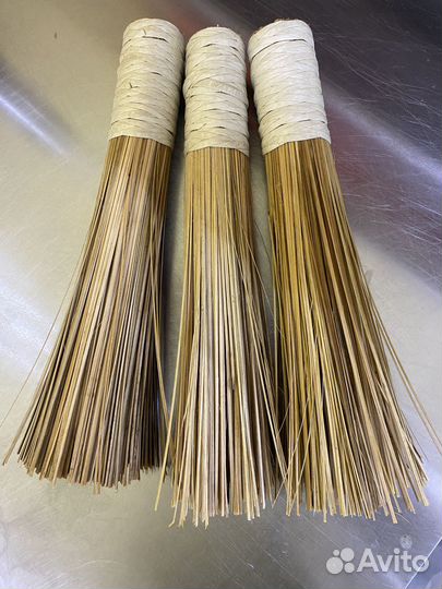 Бамбуковая щетка для вок