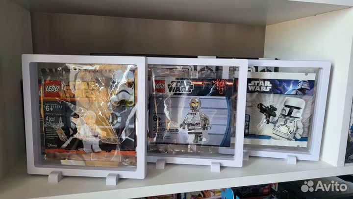 Lego кейс рамка витрина дисплей для минифигурок