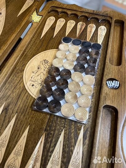 Нарды Герб Грузии из Дуба