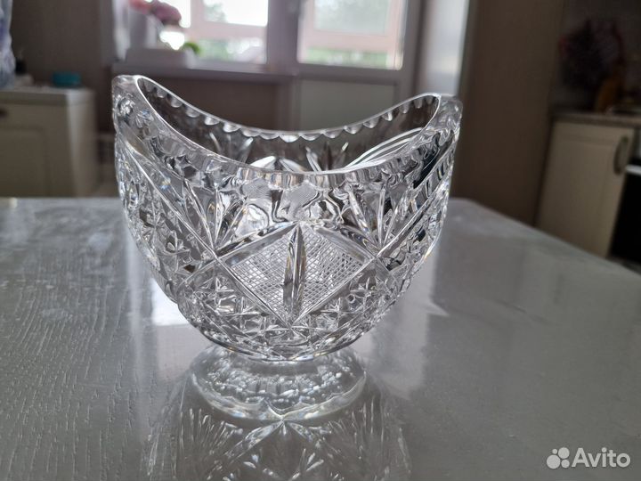 Хрустальная ваза для конфет СССР