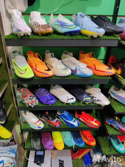 Бутсы Nike adidas Puma Mizuno