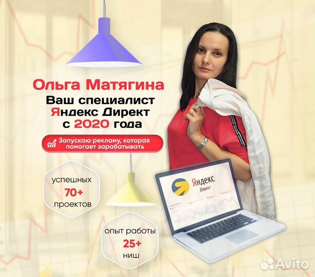 Реклама Яндекс.Директ. Настройка, оптимизация