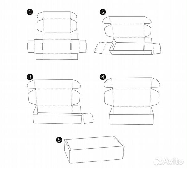Картонные коробки маленькие 30 штук