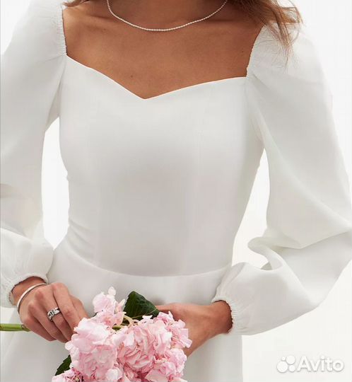 Платье на выпускной белое