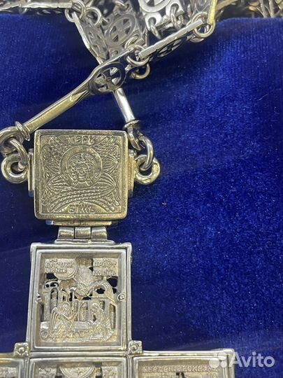 Крест наперный серебро