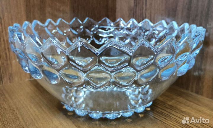 Ваза, салатник, стекло иранское